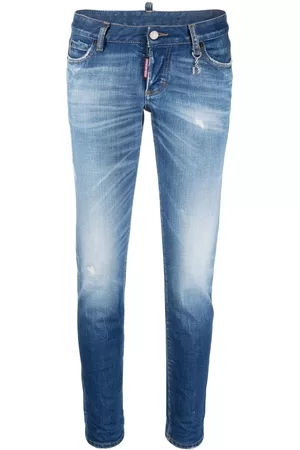 Dsquared2 Damen Slim Jeans - Faded slim-cut jeans