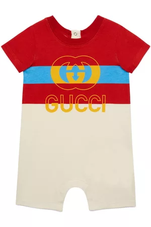 Gucci Baby Bodys - Strampler mit Web-Print