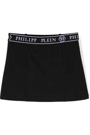 Philipp Plein Minirock mit Logo-Bund
