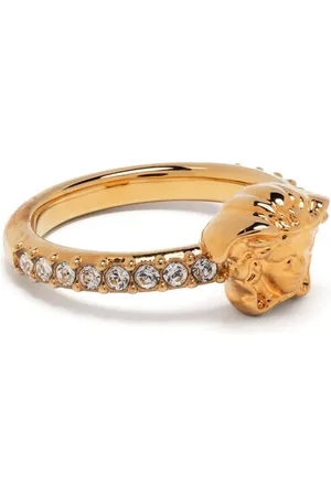 VERSACE La Medusa Ring mit Kristallverzierung