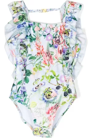 Molo Mädchen Badeanzüge - Badeanzug mit Blumen-Print