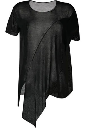 YOHJI YAMAMOTO Semi-transparentes T-Shirt