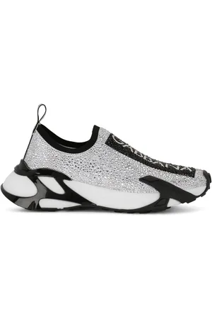Dolce & Gabbana Fast Sneakers mit Strassverzierung