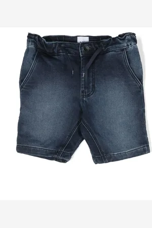 HUGO BOSS Jeans-Shorts mit Kordelzug