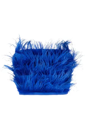 Patrizia Pepe Cropped-Top mit Federn