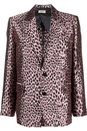 Zadig & Voltaire Blazer mit Leoparden-Print