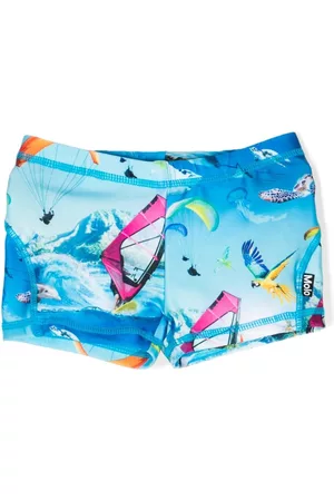 Molo Badehosen - Badeshorts mit grafischem Print