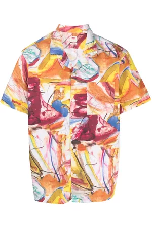 Levi's Herren Hemden - Hemd mit Artschool-Print