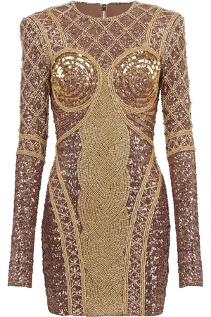 Balmain Kleid mit Stickerei