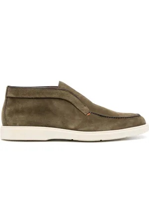 santoni Slip-On-Boots aus Wildleder
