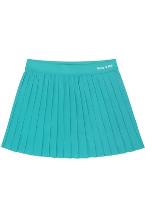 Sporty & Rich Faltenrock mit Logo-Print