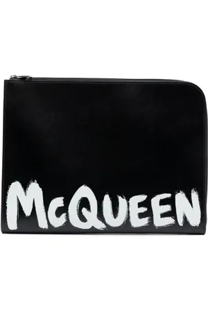 Alexander McQueen Clutch mit Graffiti-Print