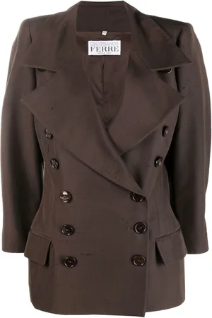 Gianfranco Ferré 1990s Blazer mit breitem Revers