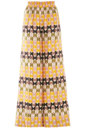 La DoubleJ Palazzohose mit geometrischem Print