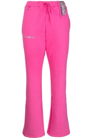 DOUBLET Jogginghose mit Strass-Logo