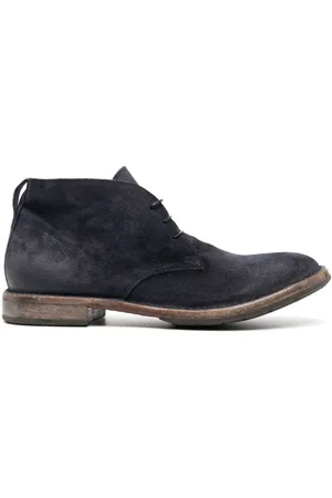 Moma Schnürstiefel aus Wildleder