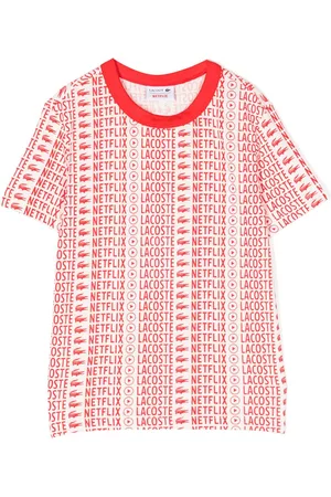 Lacoste Shirts - X Netflix T-Shirt mit Logo-Print