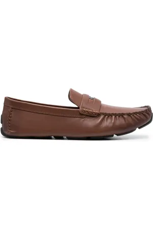 Coach Loafer mit Logo-Schild