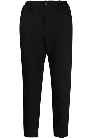 Comme des Garçons Tapered-Hose mit Zickzackmuster