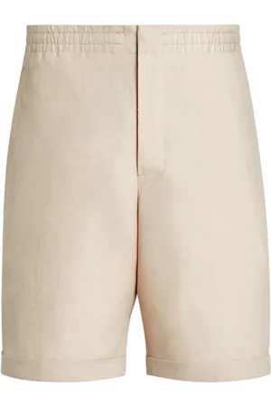 Ermenegildo Zegna Leinenshorts mit elastischem Bund