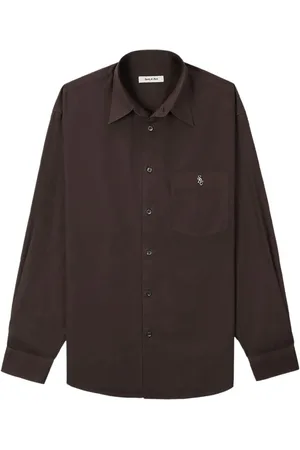 Sporty & Rich Hemd mit Logo-Stickerei