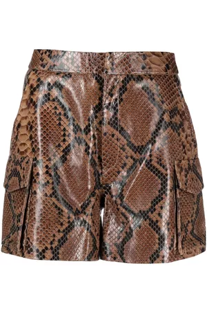 Gestuz Damen Shorts - Shorts aus Leder