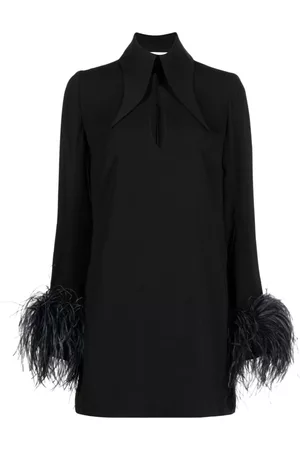 16Arlington Damen Freizeitkleider - Minikleid mit Federn
