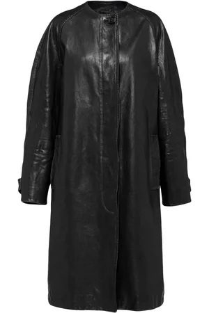Prada Einreihiger Ledermantel
