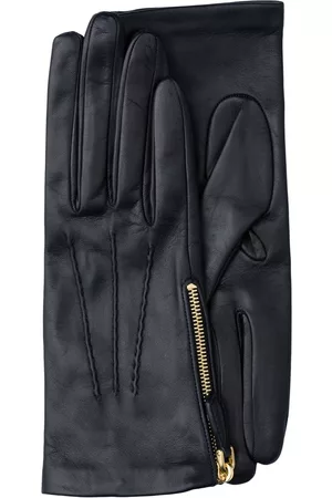 Prada Damen Handschuhe mit Reißverschluss - Handschuhe aus Nappaleder