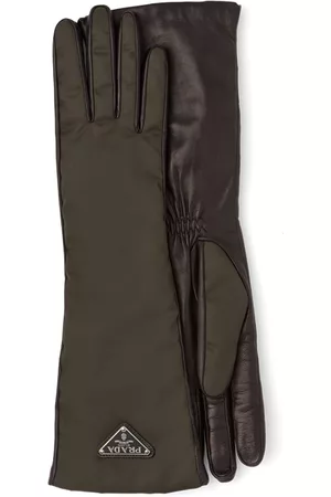 Prada Damen Handschuhe - Handschuhe mit Logo-Schild