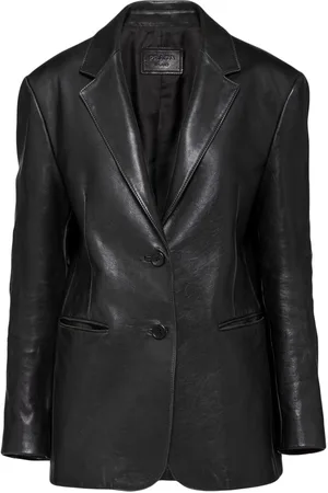 Prada Einreihiger Lederblazer