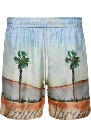 AMIRI Dinosaur Webster Shorts mit Palmen