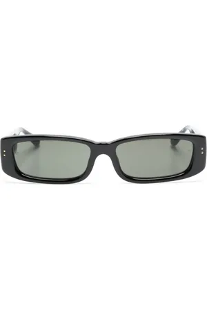 Linda Farrow Sonnenbrille mit eckigem Gestell