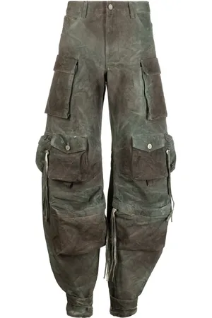 The Attico Jeans mit Camouflage-Print