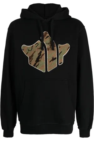 Maharishi Hoodie mit Maha Temple-Motiv
