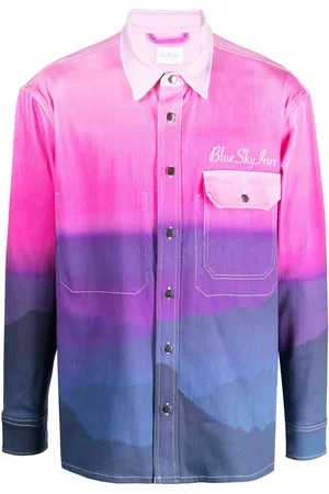 BLUE SKY INN Hemdjacke mit Farbverlauf-Optik