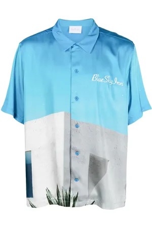 BLUE SKY INN Hemd mit Logo-Stickerei