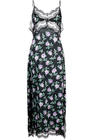 Msgm Damen Freizeitkleider - Kleid mit Rosen-Print