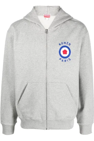 Kenzo Kapuzenjacke mit Logo-Stickerei