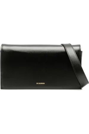 Jil Sander Schultertasche mit Logo-Prägung