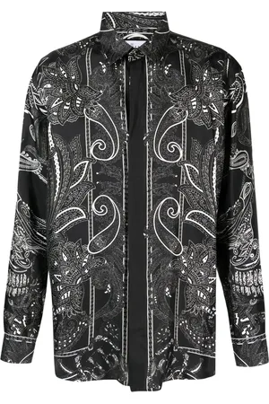 Philipp Plein Dandy Seidenhemd mit Paisley-Print