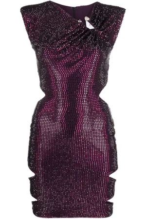 Philipp Plein Minikleid mit Kristallen