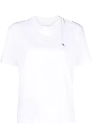 Carhartt Damen Shirts - T-Shirt mit Logo-Stickerei