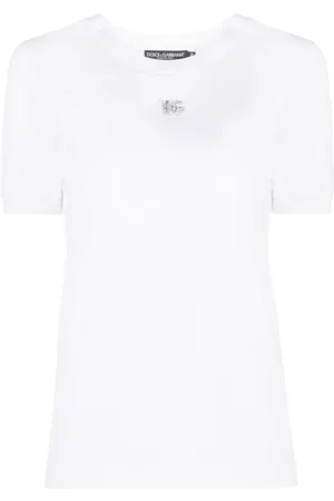 Dolce & Gabbana T-Shirt mit Kristallen