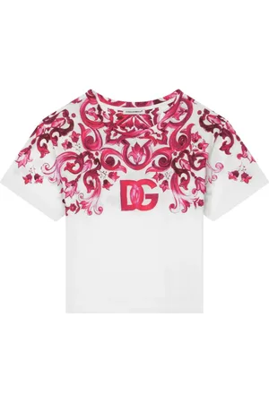 Dolce & Gabbana T-Shirt mit Majolica-Print
