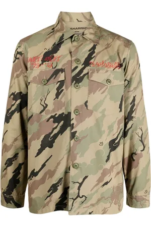 Maharishi Hemd mit Camouflage-Print