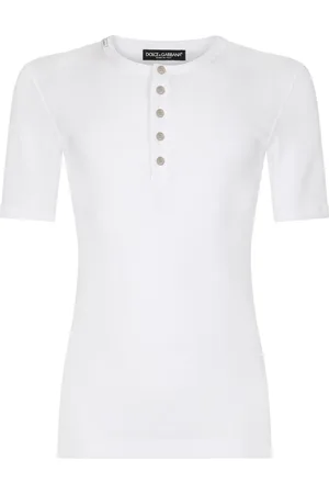 Dolce & Gabbana T-Shirt mit Knopfleiste