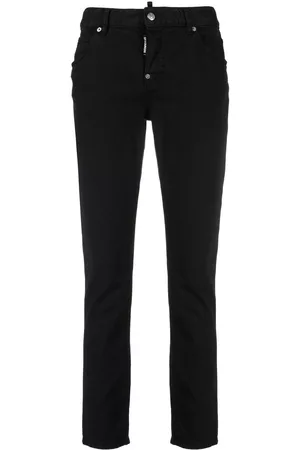 Dsquared2 Damen Cropped Jeans - Black Bull cropped jeans