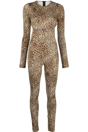 Dsquared2 Damen Animal Print Kleidung - Leopard-print bodysuit