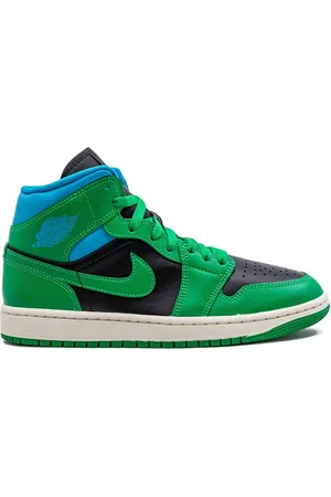 Jordan Air 1 Mid Lucky Green/Aquatone Sneakers